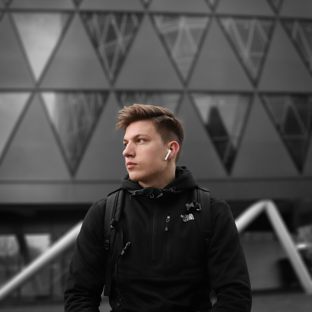 Portrait of a Polish man voice coach